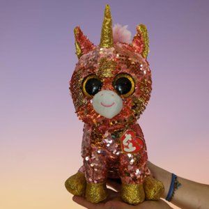 TY Flippable Unicorn named Sunset born October 7